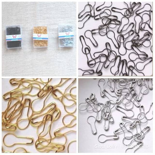 Peniti Jilbab Bohlam Labu Anti Nyangkut Isi 75 Pcs Shopee Indonesia