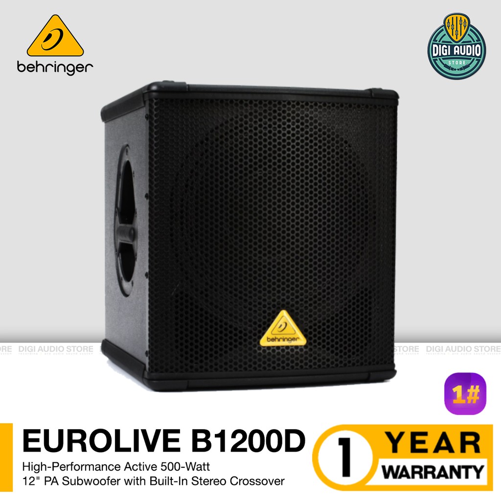 Jual Speaker Subwoofer 12 inch Aktif Behringer Eurolive B1200D PRO 500