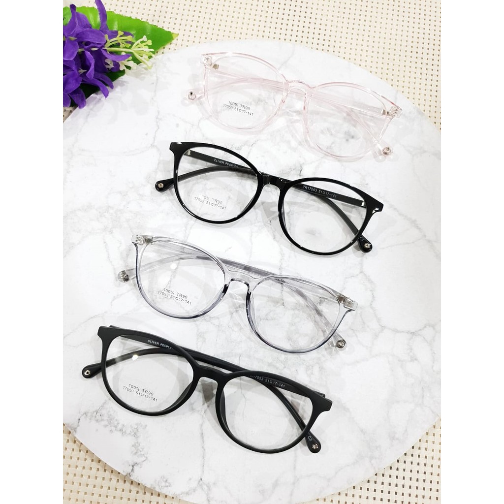 Frame Kacamata Korea Caven Bulat Ouval Pria Wanita Bisa