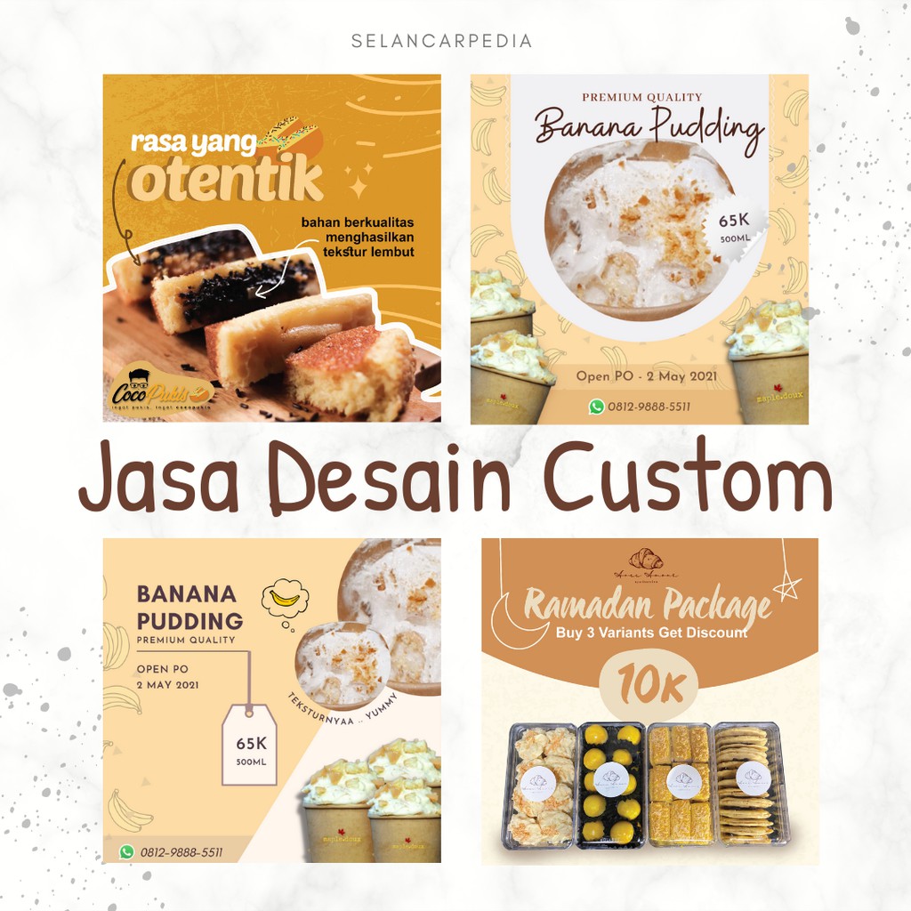 JASA DESAIN FEED INSTAGRAM TEMPLATE Edit Foto Produk