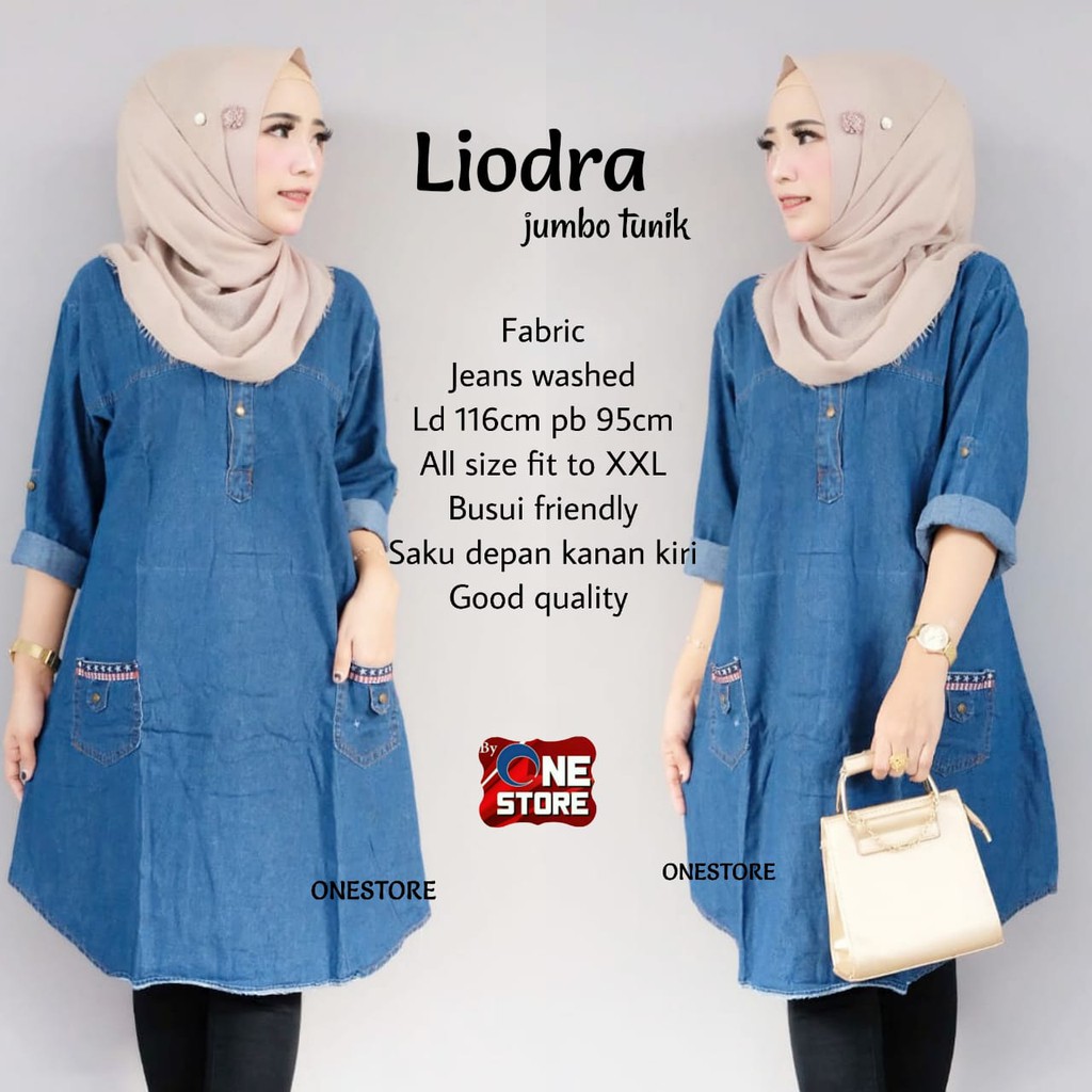 Toko Online Overall Dress Tunik Jeans Shopee Indonesia