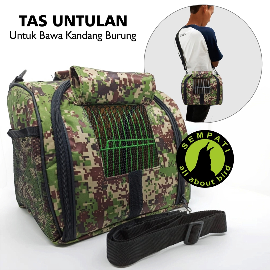 TAS UNTULAN TRAVEL CAGE MINI UNTUK BAWA SANGKAR BURUNG LOVEBIRD HAMSTER SUGAR GLIDER DLL TSUNT