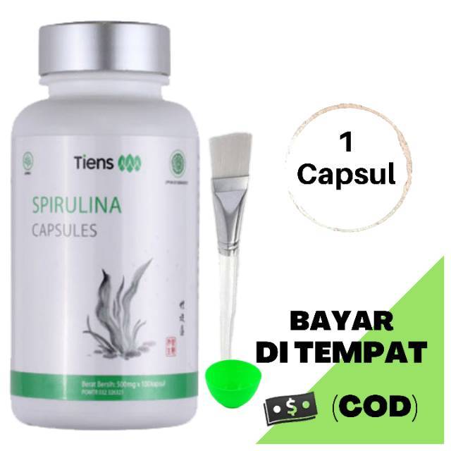 MASKER SPIRULINA TIENS ORIGINAL HERBAL ALAMI ASLI PERAWATAN WAJAH Shopee Indonesia