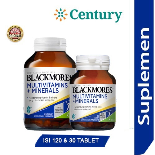 Jual Blackmores Multivitamin + Mineral 30 & 120 Tablet/Daya Tahan Tubuh