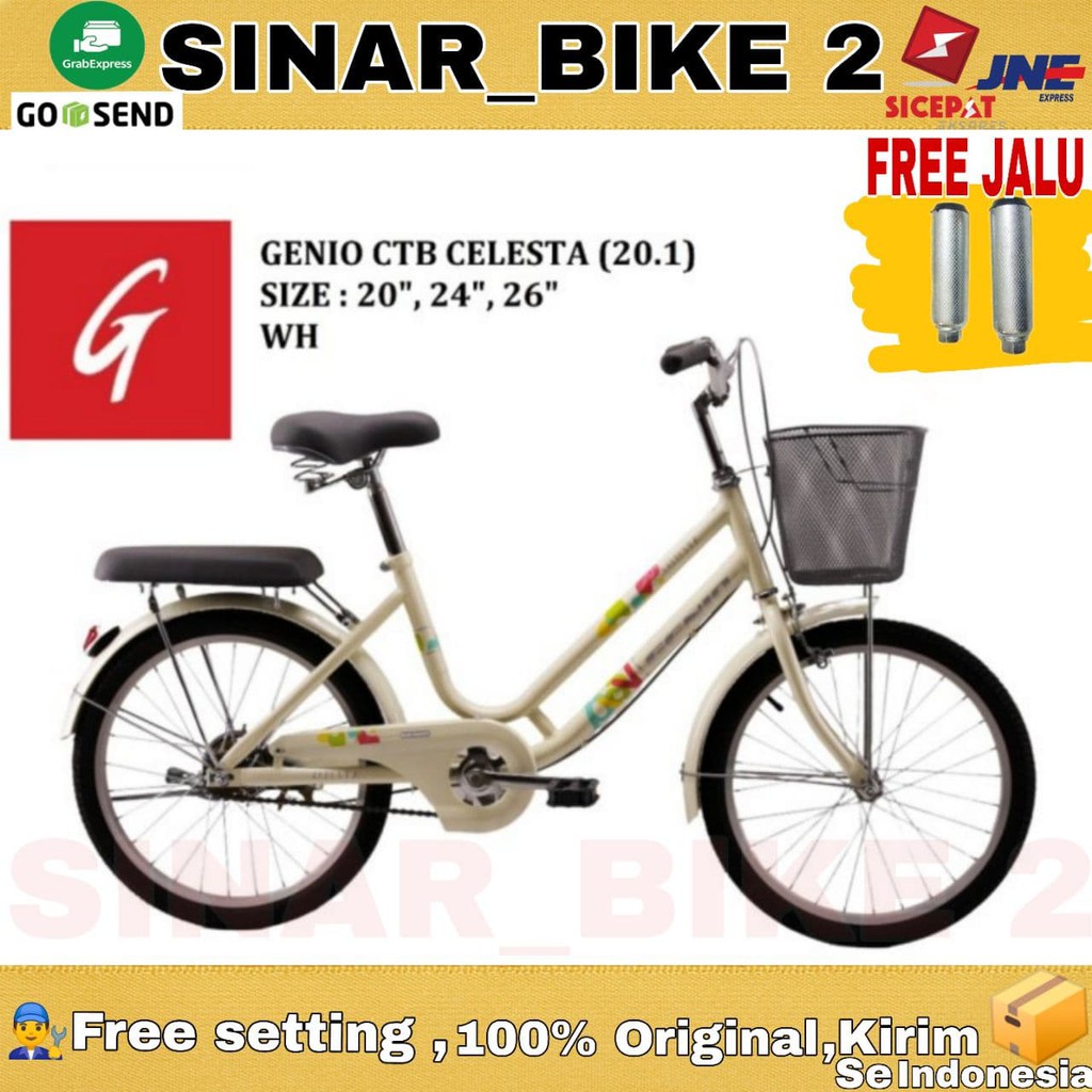 Sepeda Mini Ctb Genio Celesta By United (Ekspedisi) Shopee Indonesia