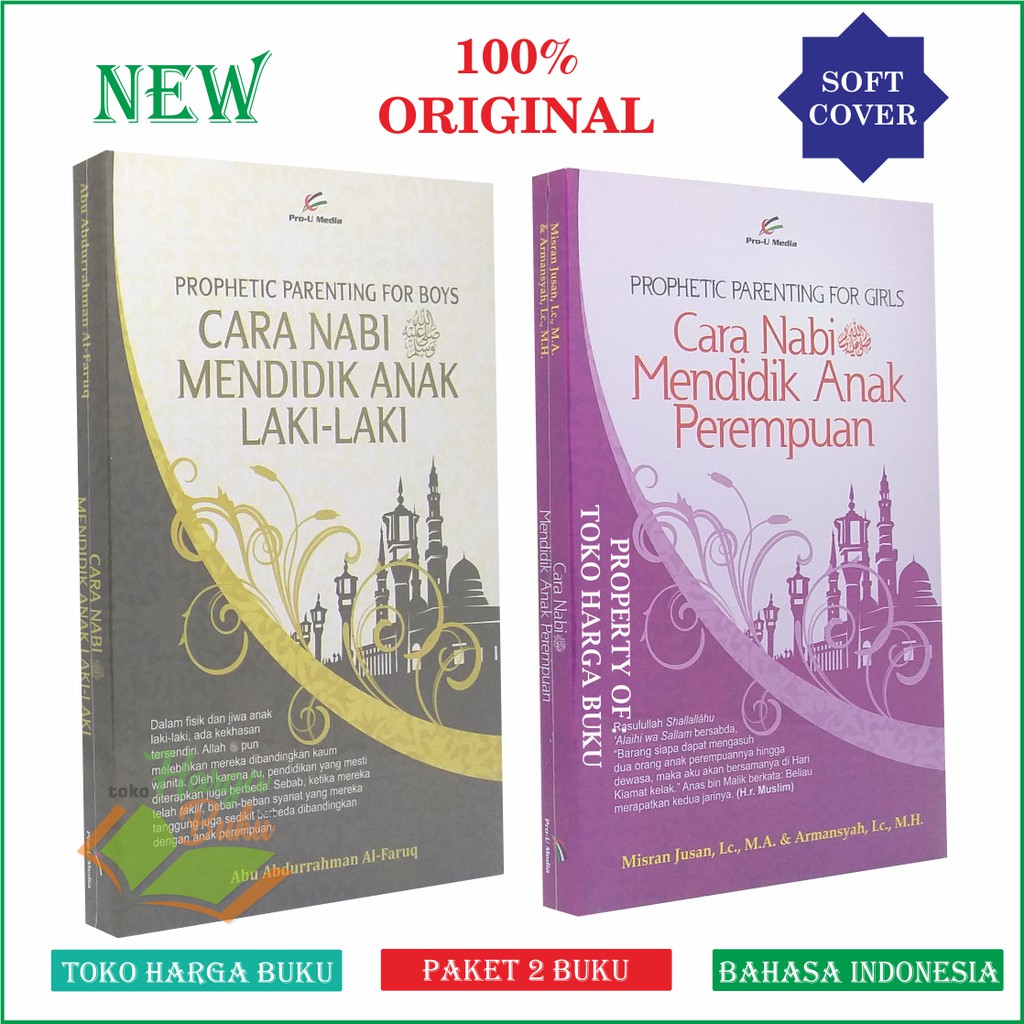 Jual Paket 2 Buku Cara Nabi Mendidik Anak LakiLaki dan Perempuan PUM