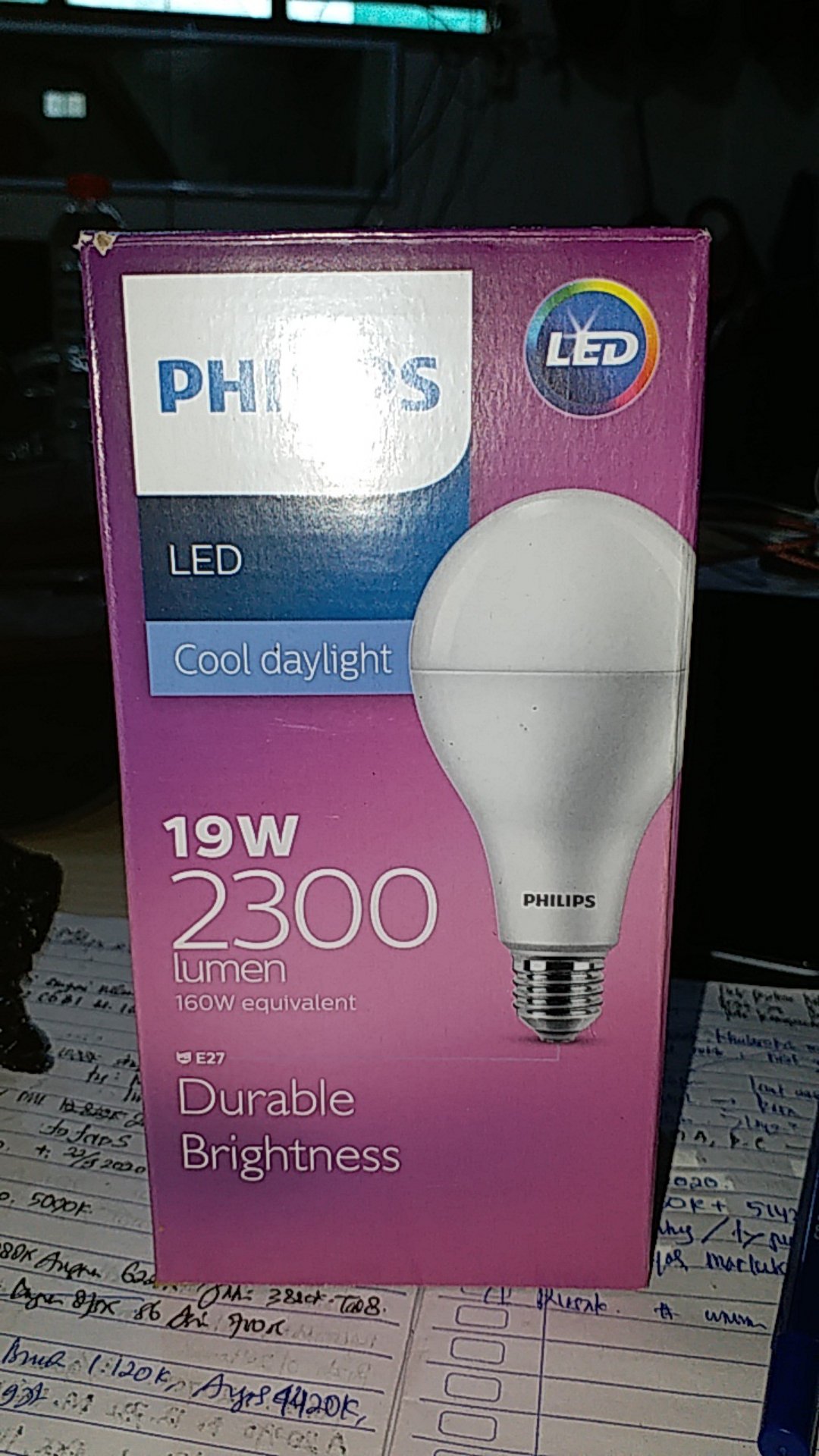 PHILIPS LAMPU LED BULB 19W / 19 WATT PUTIH (GARANSI 3