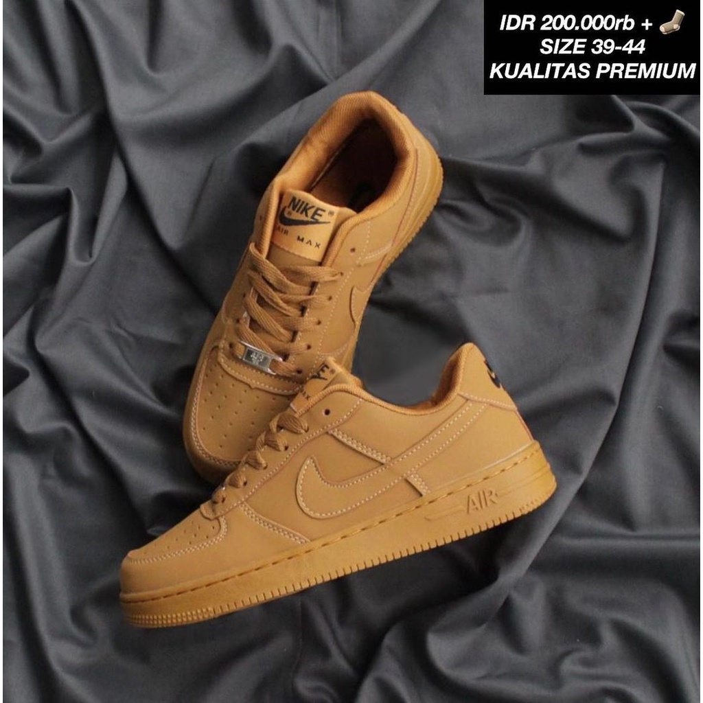 Harga Sepatu Pria Nike Air Force Coklat Terbaru September 2022 |Biggo Indonesia