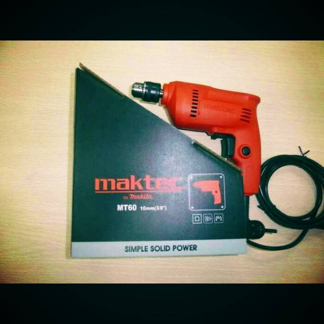 Mesin bor listrik maktec/ mesin bor besi dan kayu mactek/ maktec MT60 Shopee Indonesia