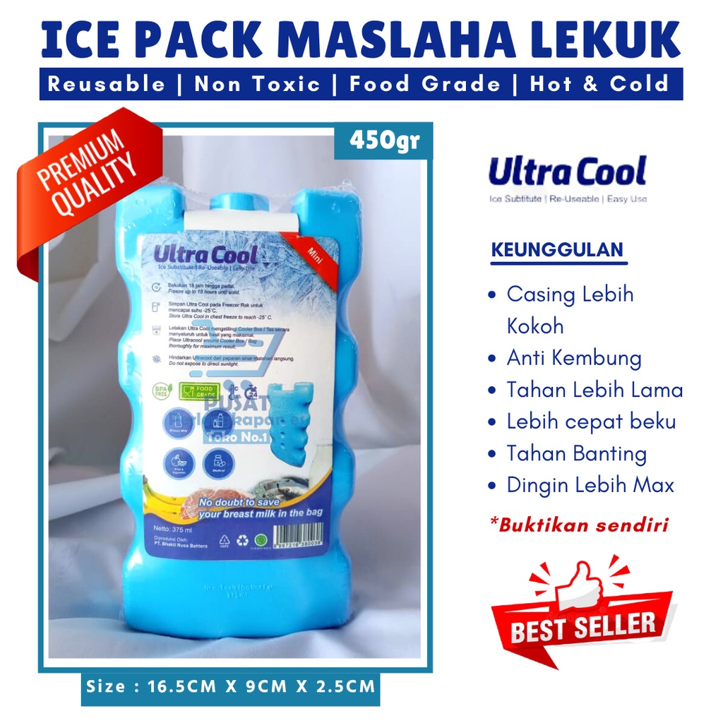 Jual ICE PACK/PENDINGIN ALTERNATIF / HOME DEPOT BLUE ICE / ICE PACK COOLER BOX / BISA COD