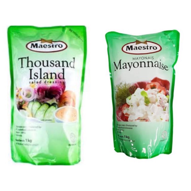 mayonaise maestro / thousand island / salad dressing 1kg Shopee Indonesia