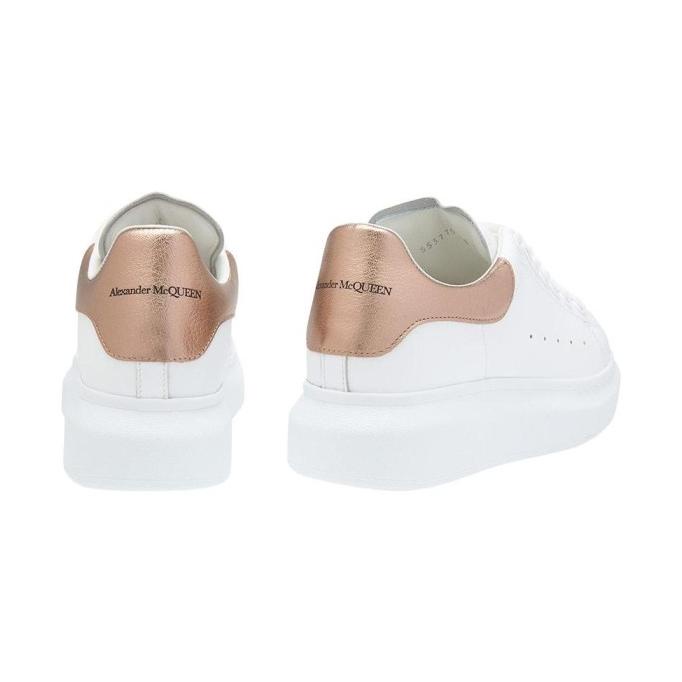Jual Alexander Mcqueen Oversized Sneakers White Gold | Shopee Indonesia