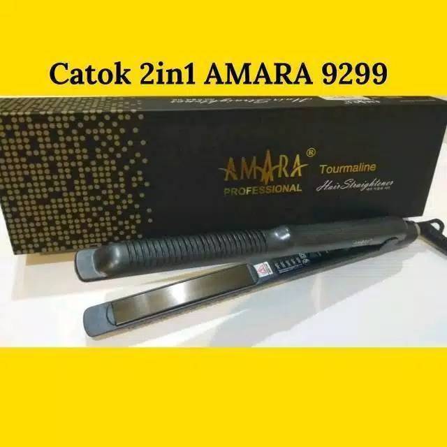 Catok Amara 2 in 1 ORIGINAL (CATOKAN RAMBUT LURUS DAN