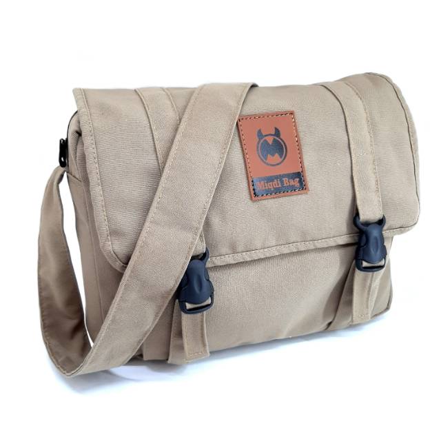 Shopee USA Tas Selempang Kanvas Pria dan Wanita