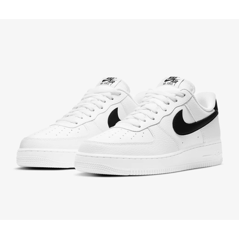 Jual Sepatu Sneakers Pria Nike Air Force 1 07 White Black Men Original Resmi (Bnib) | Shopee Indonesia