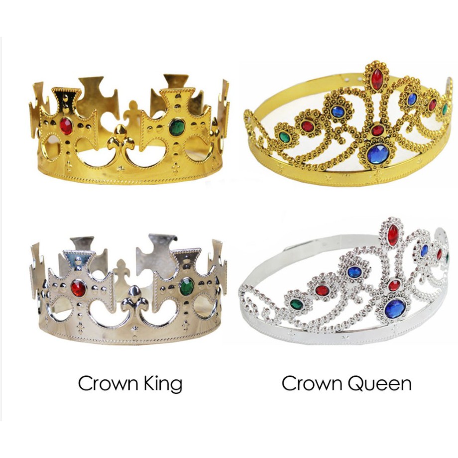 Jual Mahkota Mainan Raja Ratu / King Queen Crown Ulang Tahun | Shopee Indonesia