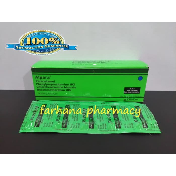 Harga Alpara Syrup Dan Tablet Obat Batuk Pilek Daftar Harga Tarif fungsi obat alpara