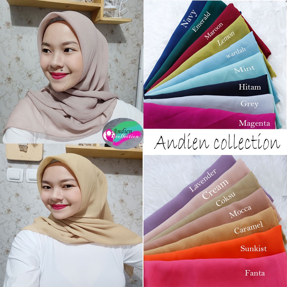 Konsep 47+ Warna Jilbab Almond