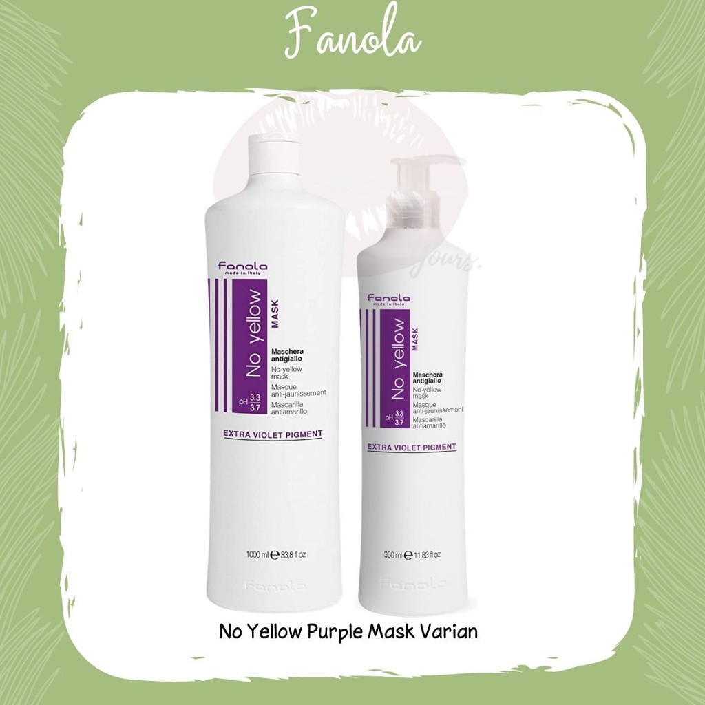 Jual Fanola No Yellow Mask (1000 Ml & 350Ml) | Shopee Indonesia