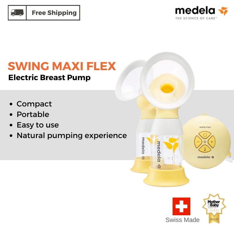 Jual Pompa Asi | Medela Swing Maxi Flex Double Electric Breast Pump | Shopee Indonesia