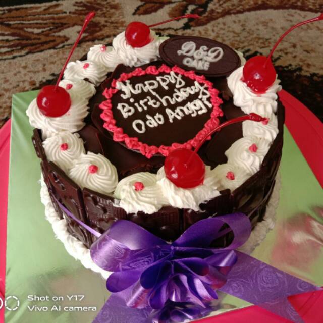 Jual Kue Ulang Tahun Bulat Full Coklat | Shopee Indonesia