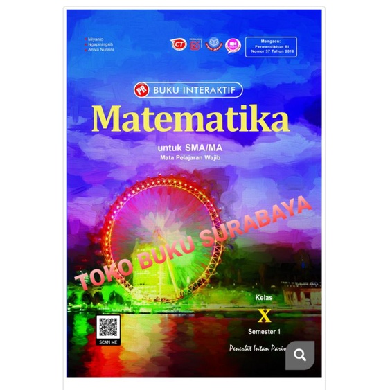 Buku PR/LKS matematika wajib kelas X,10 semester 1 (K13 revisi) intan pariwara, 2021 Shopee