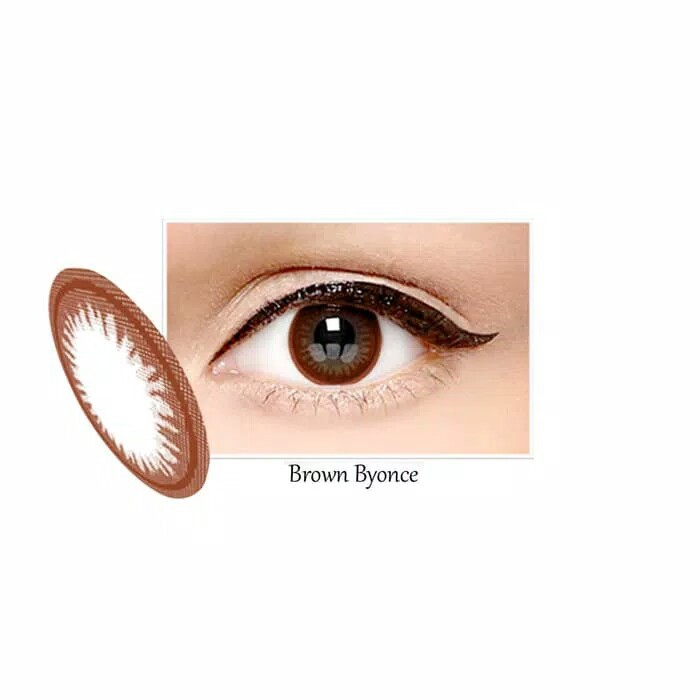 Jual X2 Bio Brown Byonce Normal S/D - 6.00 No Ring / Coklat 14.5 Mm - Softlens | Shopee Indonesia