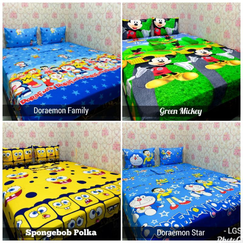 Sprei murah doraemon !! Sprei murah sprei katun sprei