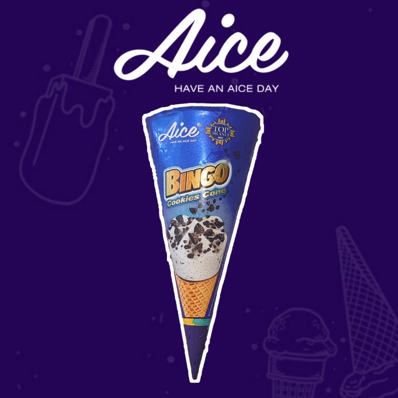 Jual Ice Cream Es Krim AICE Bingo Cookies Cone Tangerang Murah KHUSUS