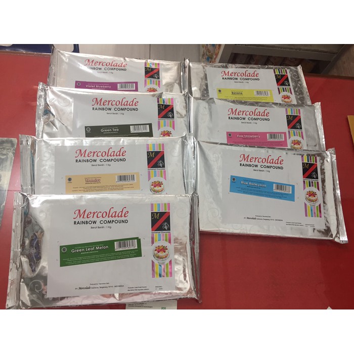 Jual Mercolade Coklat Batang - Coklat Blok Warna Warni Rasa Buah - Chocolate Compound | Shopee Indonesia