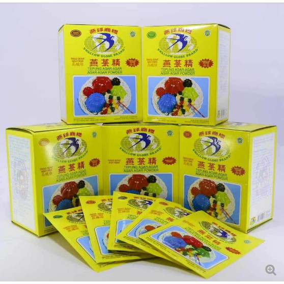 AgarAgar Swallow Globe Powder Aneka Rasa Merah Lazada