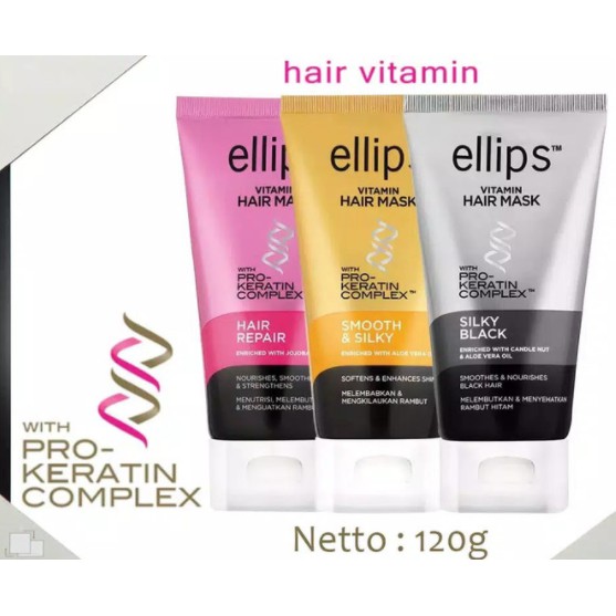 Jual Ellips Vitamin Hair Mask Pro Keratin Complex Tube 120g Shopee