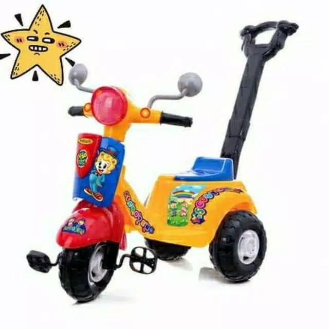 Jual Mainan Anak Motor Scoopy/ Vespa/ Scooter Dorong Shp 609 & 858 | Shopee Indonesia