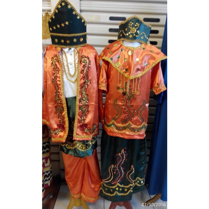 Jual couplebaju baju adat banjar (kalsel) /pakaian adat kalimantan