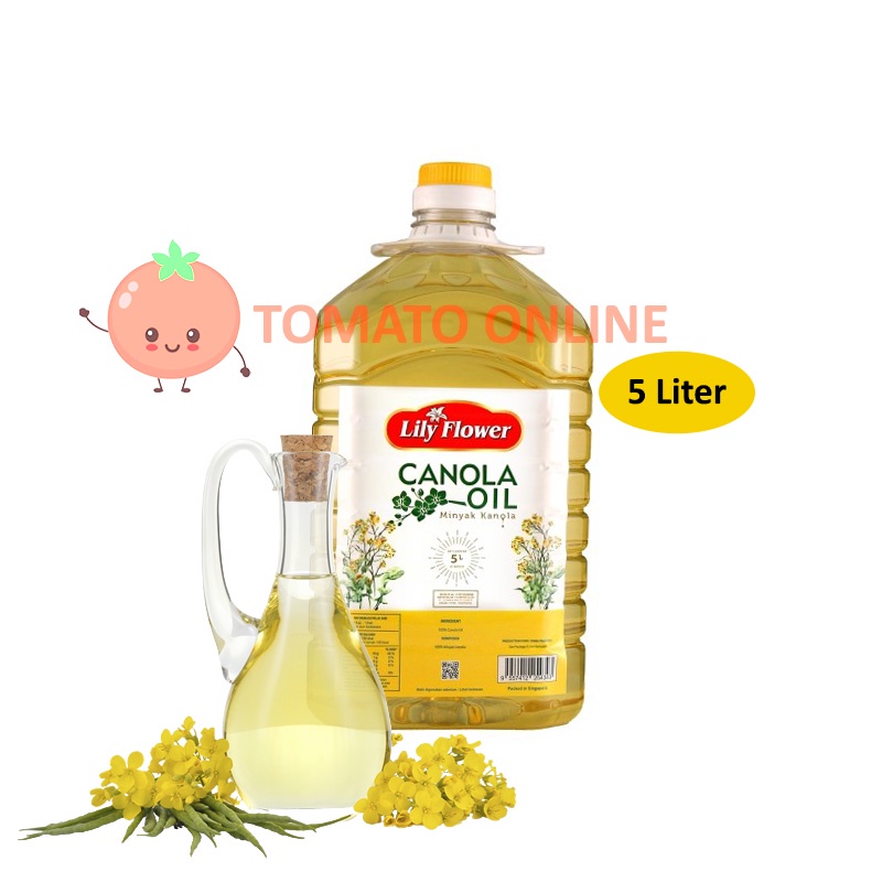Jual Lily Flower Canola Oil / Minyak Kanola 5 L ltr liter / 5L 5ltr
