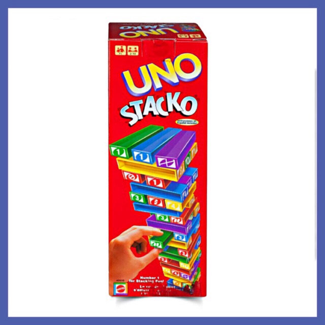 [BAYAR DI TEMPAT] Uno Stacko Menara balok permainan Uno