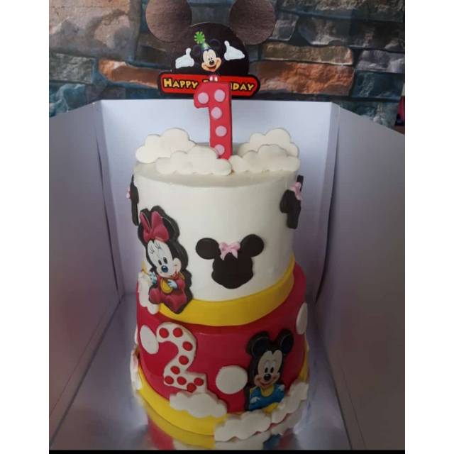 Kue Ulang Tahun Minnie Mouse / Cake Ultah Minnie Mouse Shopee Indonesia