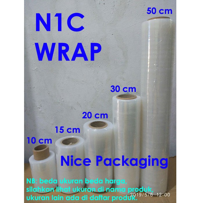 Jual Plastik Wrapping / Stretch Film Uk 50cm x 250Mtr x 17Micron Indonesia