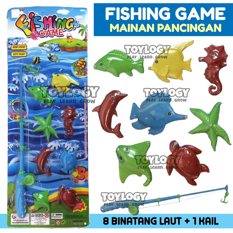 Mainan Anak Jadul Pancing Ikan Fishing Game Pancingan Fish