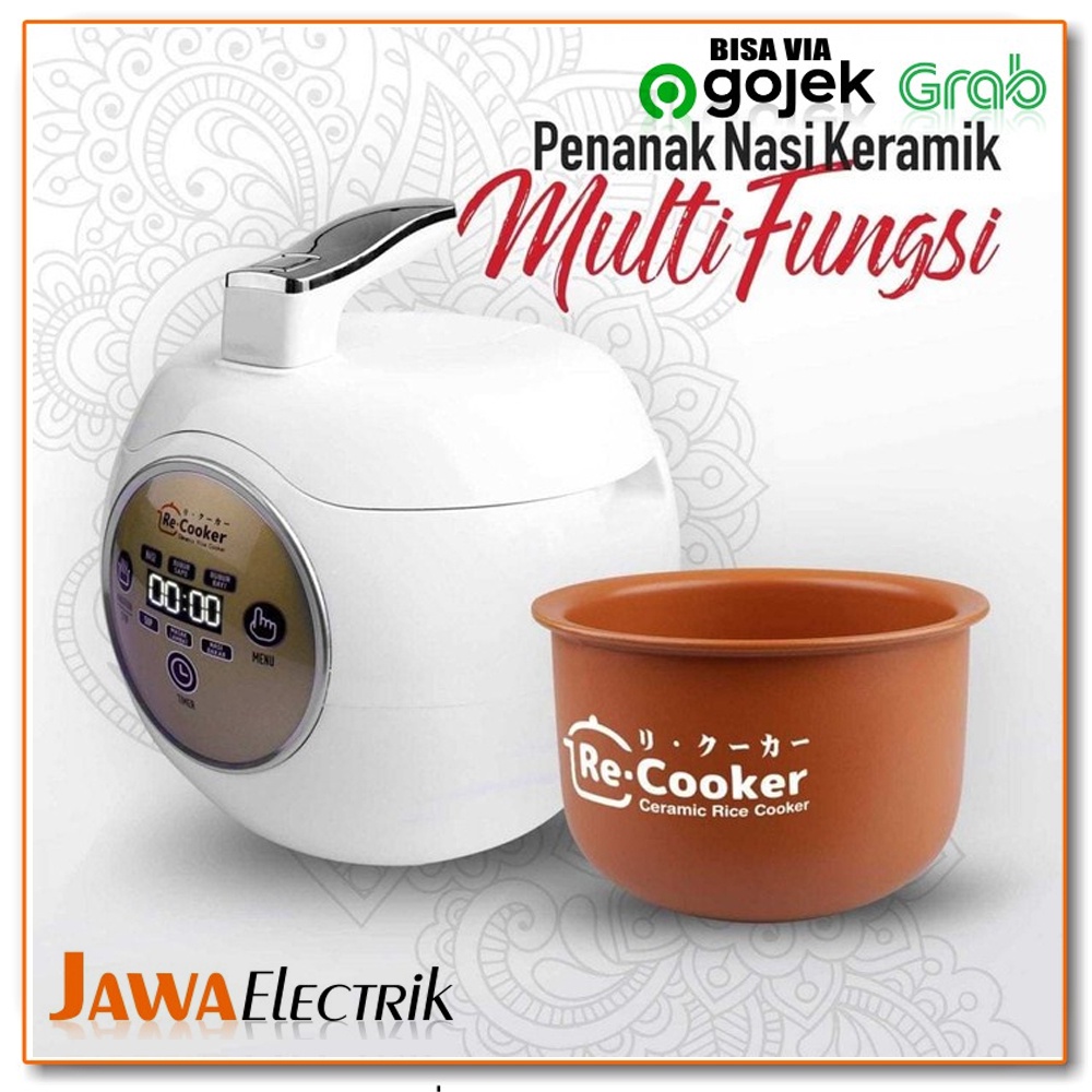 Jual ReCooker Rice Cooker Full Keramik Healthy Rice Cooker DIJAMIN ORIGINAL Murah banget