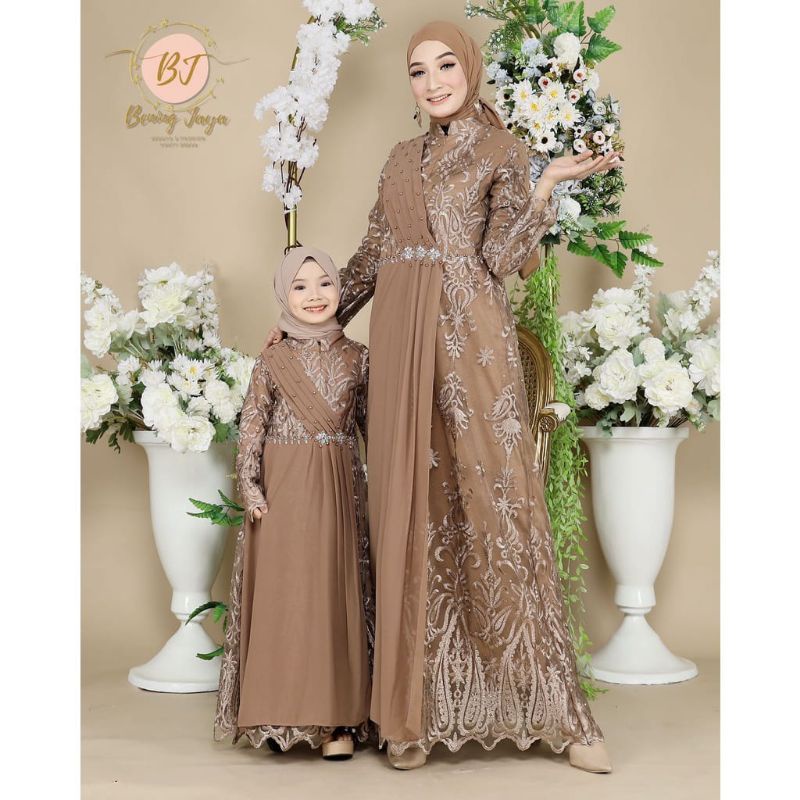 Jual Permata / Kebaya Couple Ibu Anak Gamis Modern / Kebaya