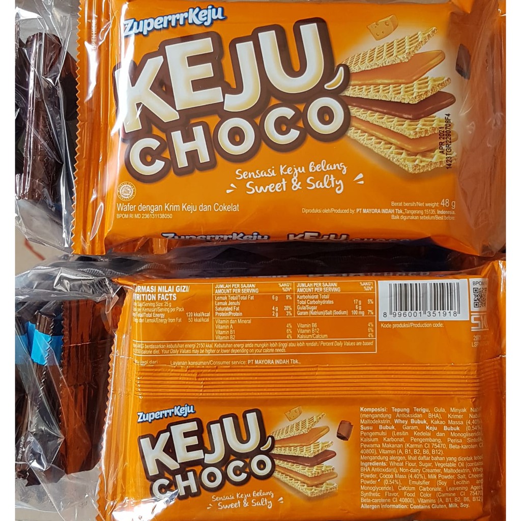 Jual Zuperrr Keju Susu N Choco 48 Gr - Pack | Shopee Indonesia