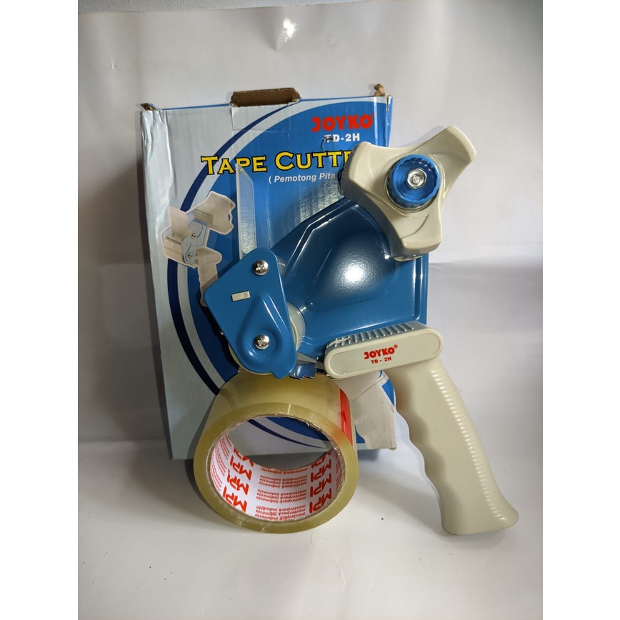 Jual Tape Cutter Lakban Dispenser JOYKO free 1 roll lakban Tape Cutter