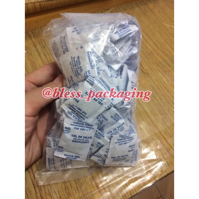 Silica gel/ silika gel 1 gram isi 100 pcs | Shopee Indonesia