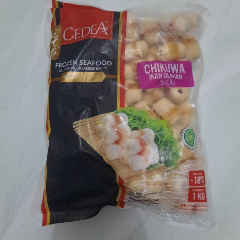 Jual Cedea chikuwa mini 1 kg/ ikan olahan /frozen food/frozen seafood