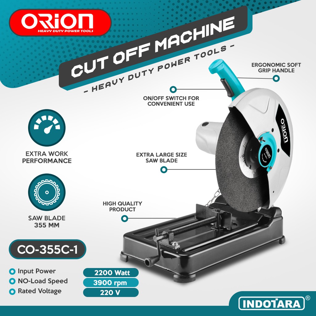 Mesin Potong Besi 14 Inch / Cut Off Machine 14 Inch Orion CO355C1 Shopee Indonesia