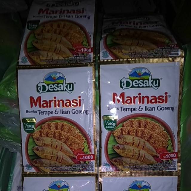 1sachet Desaku marinasi bumbu tempe & ikan goreng 15gr Shopee Indonesia