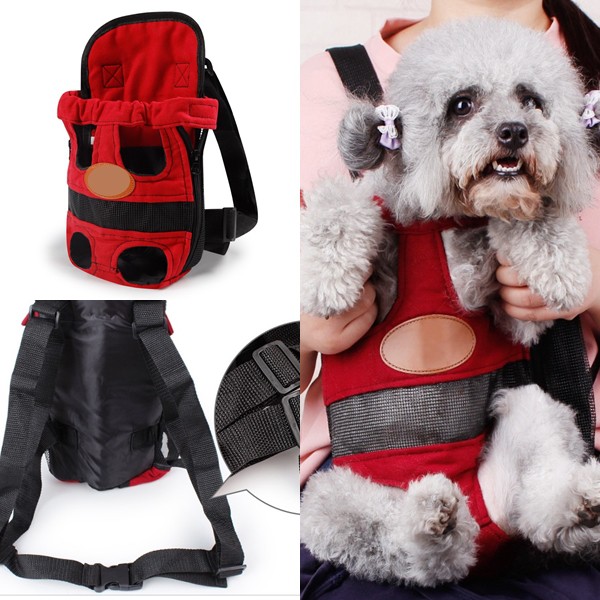 Tas Ransel Gendong depan Pet Anjing Kucing Pet Carrier Travel Bag