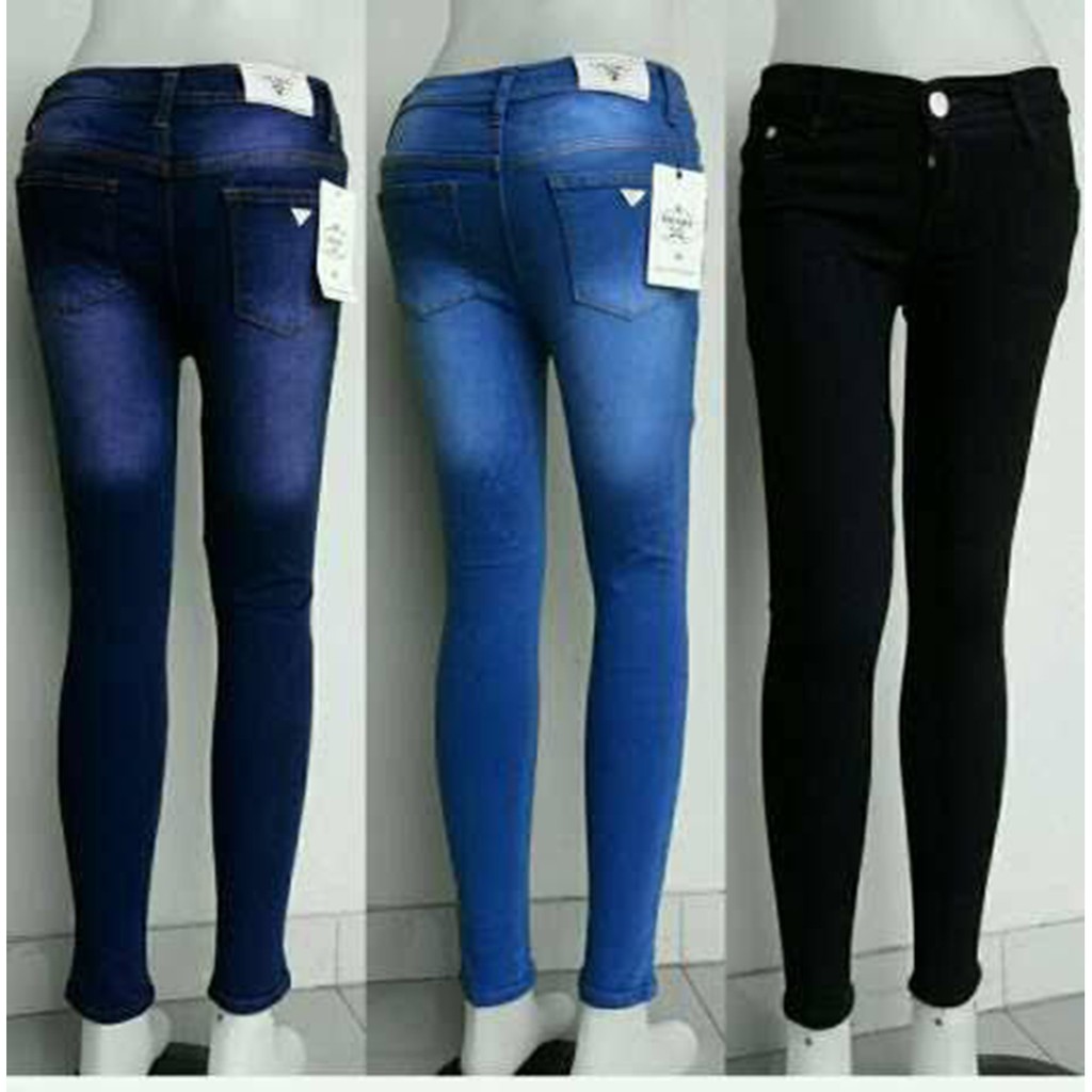 Jual Celana Jeans Panjang Wanita Model Slimfit Celana Jeans Pensil 27