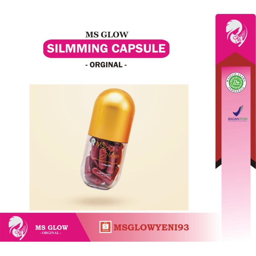 Slimming Capsule Ms Glow/Kapsul Slimming Ms Glow Shopee